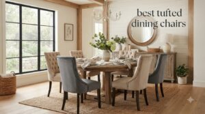 best tufted dining chairs