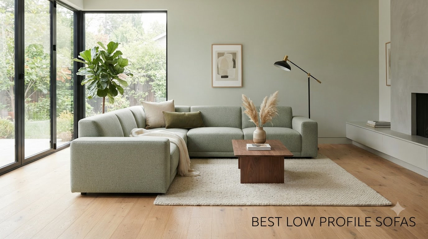 best low profile sofas