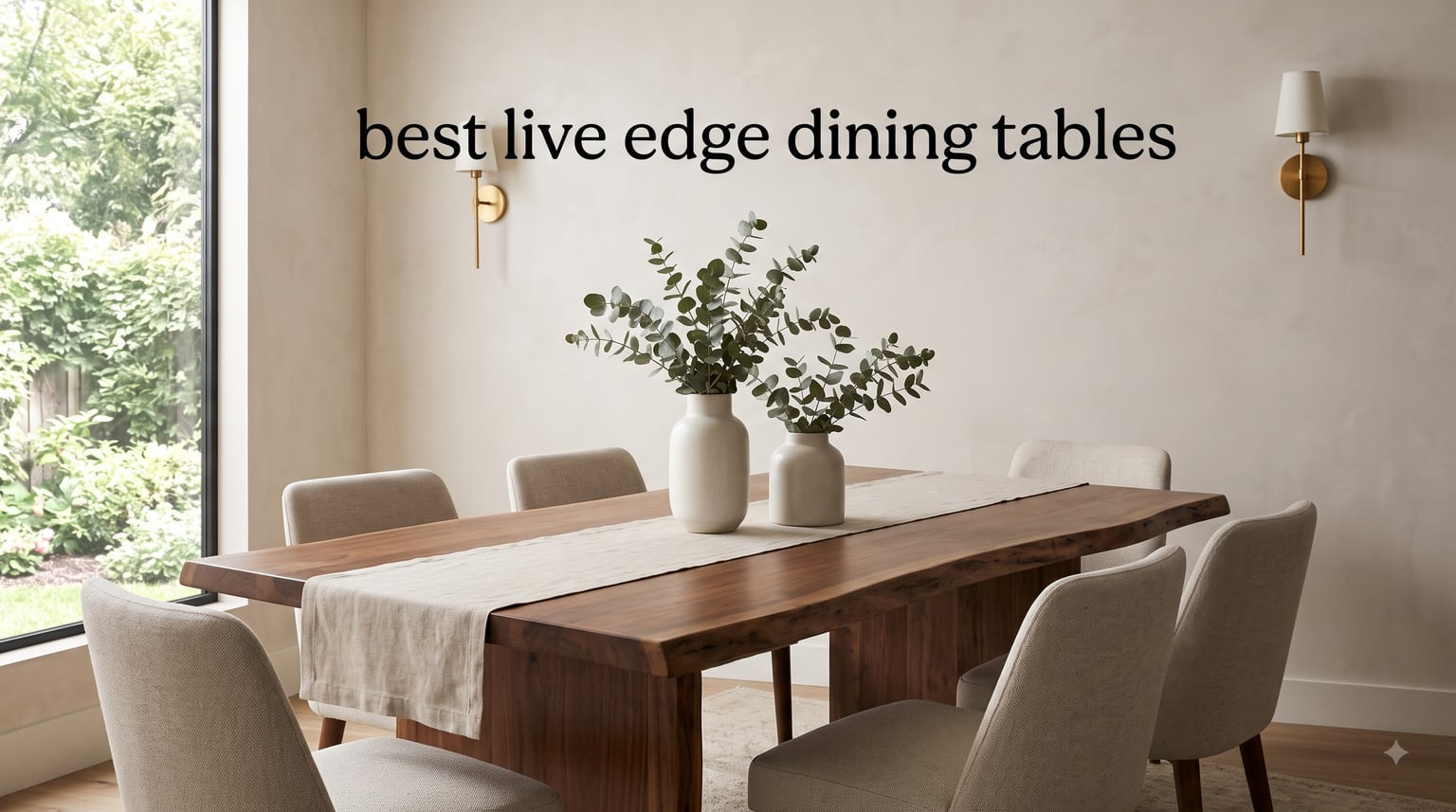 best live edge dining tables