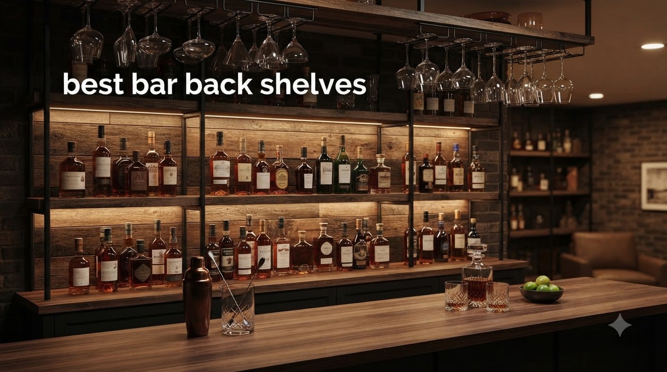 best bar back shelves