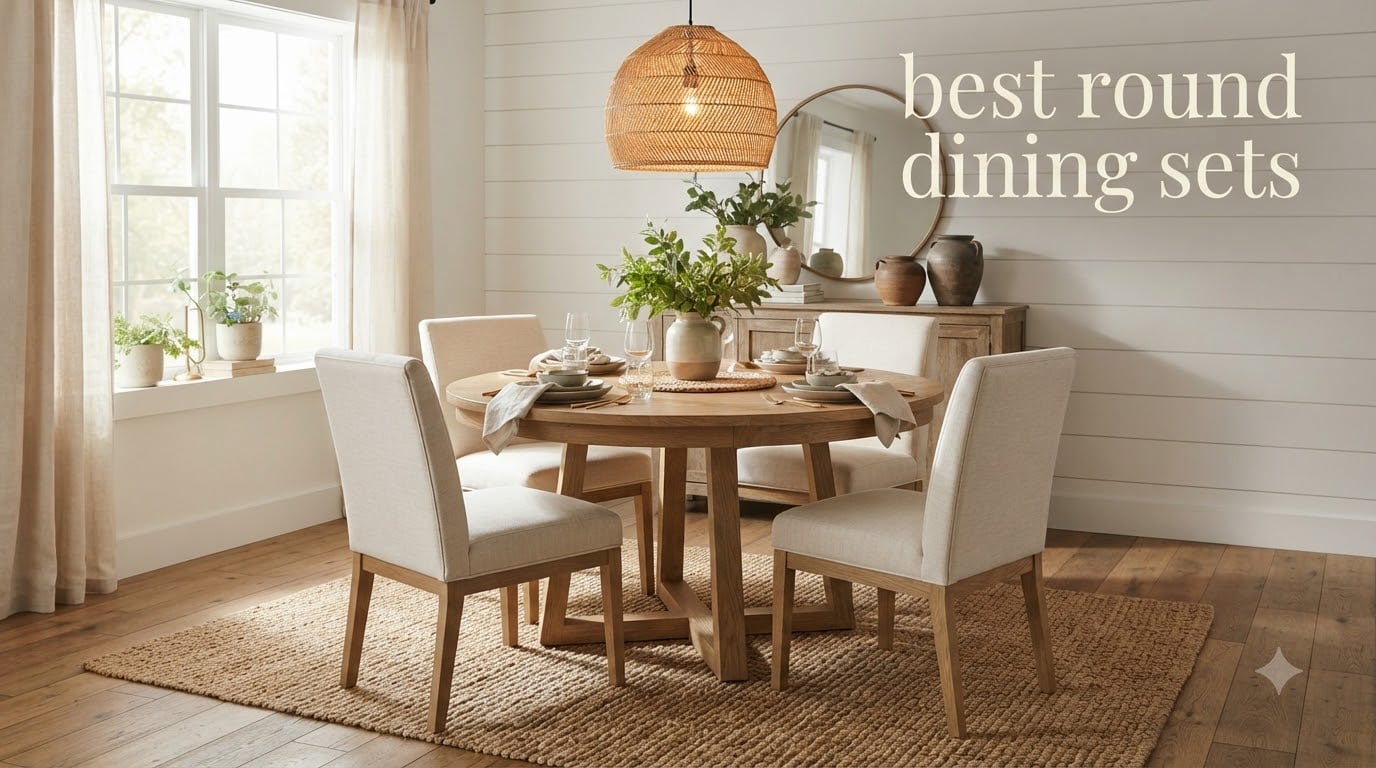 best round dining sets