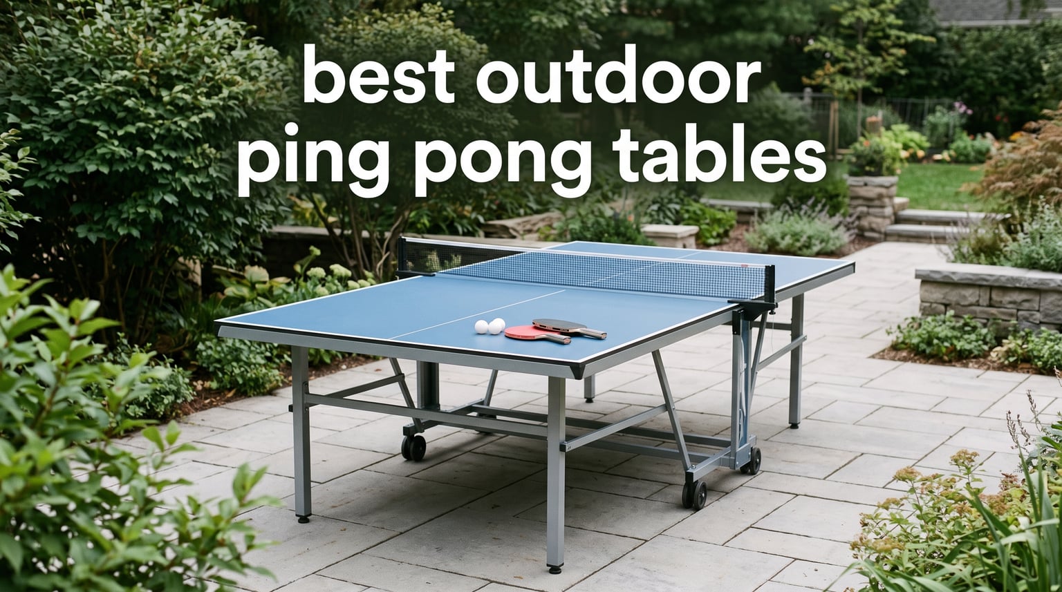 best outdoor ping pong tables