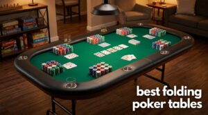 best folding poker tables