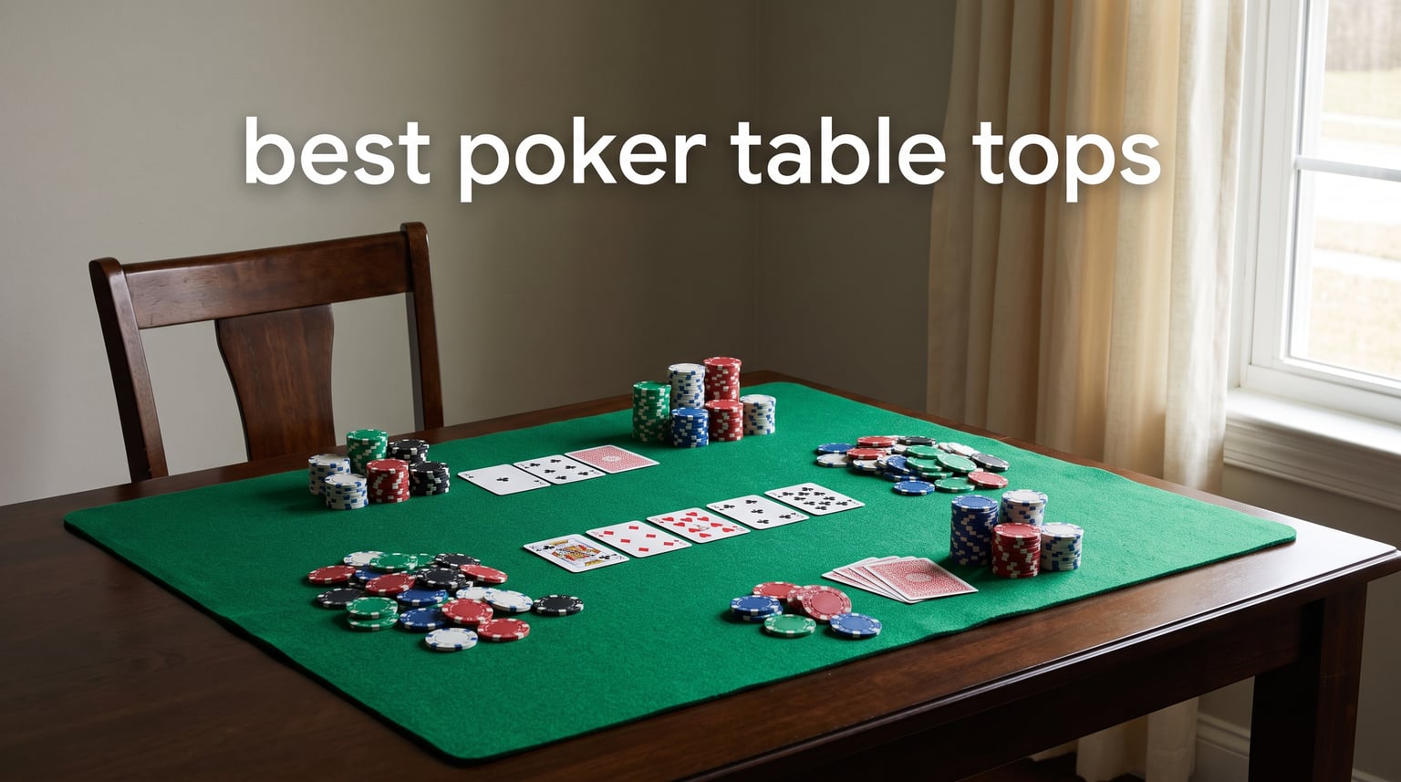 best poker table tops