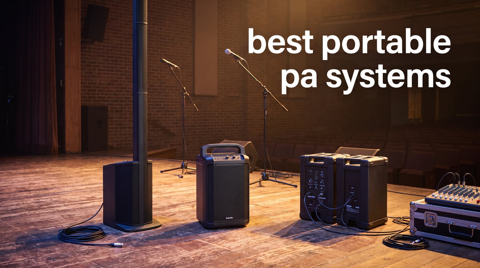 best portable pa systems