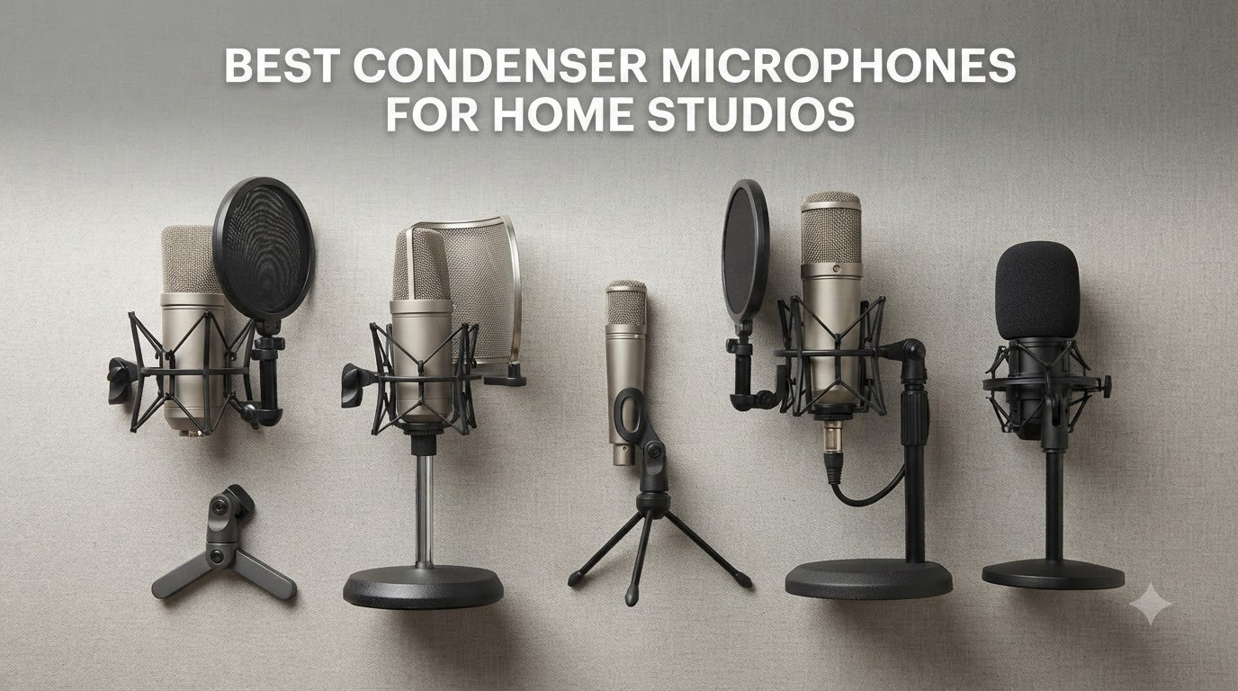 best condenser microphones for home studios