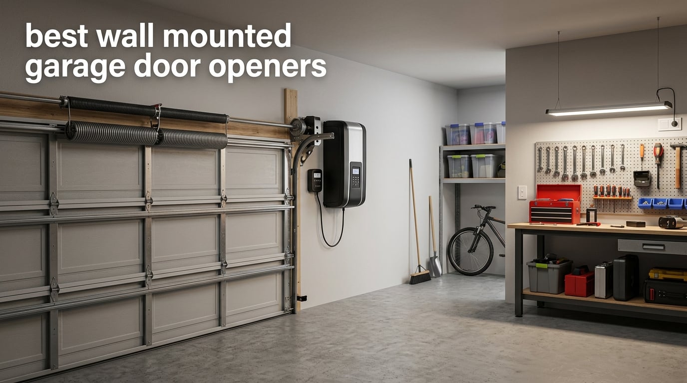 best wall mounted garage door openers