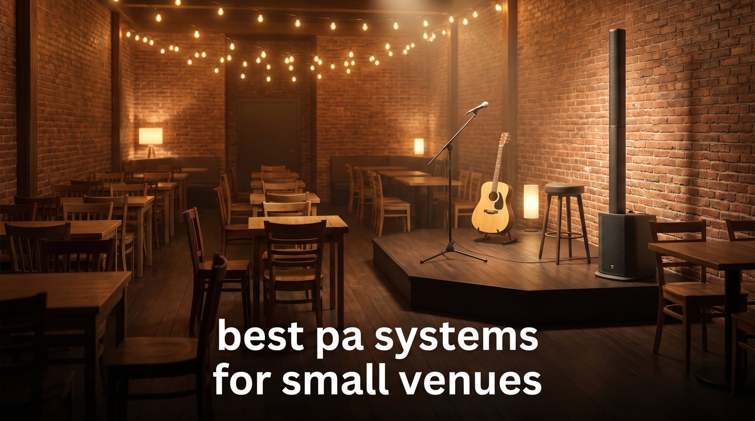 best pa systems for small venues