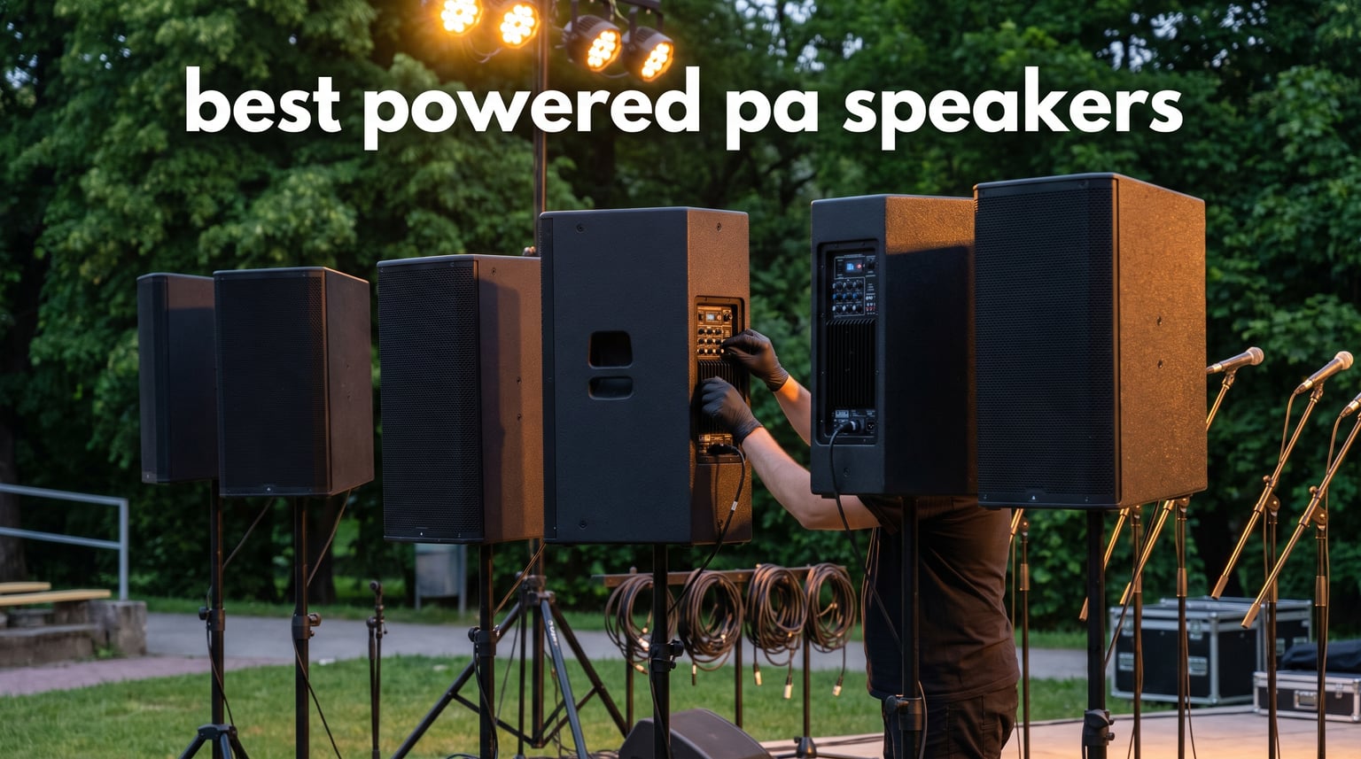 best powered pa speakers