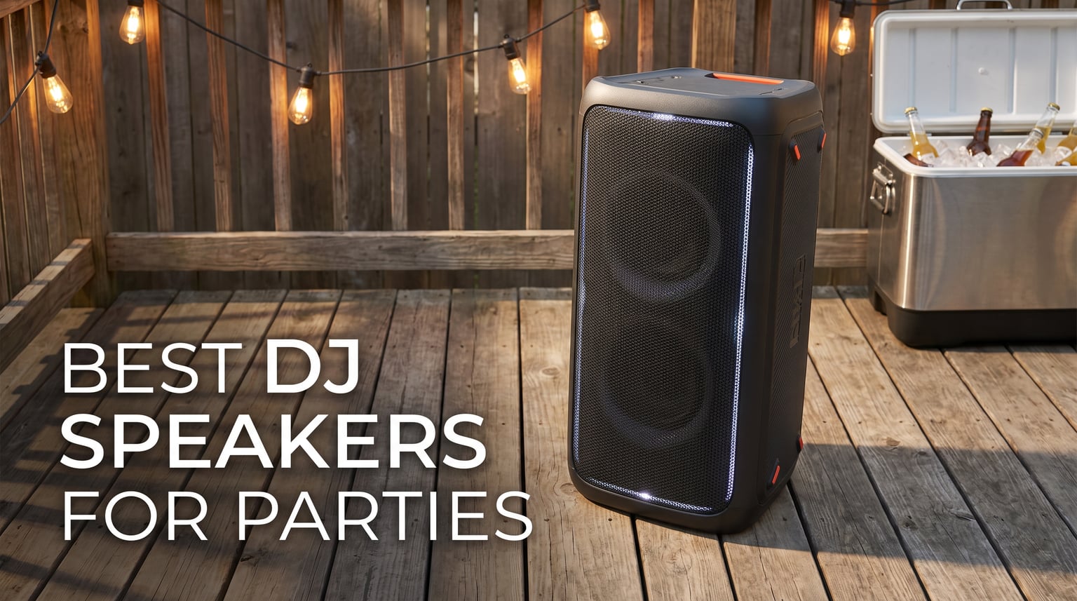 best dj speakers for parties