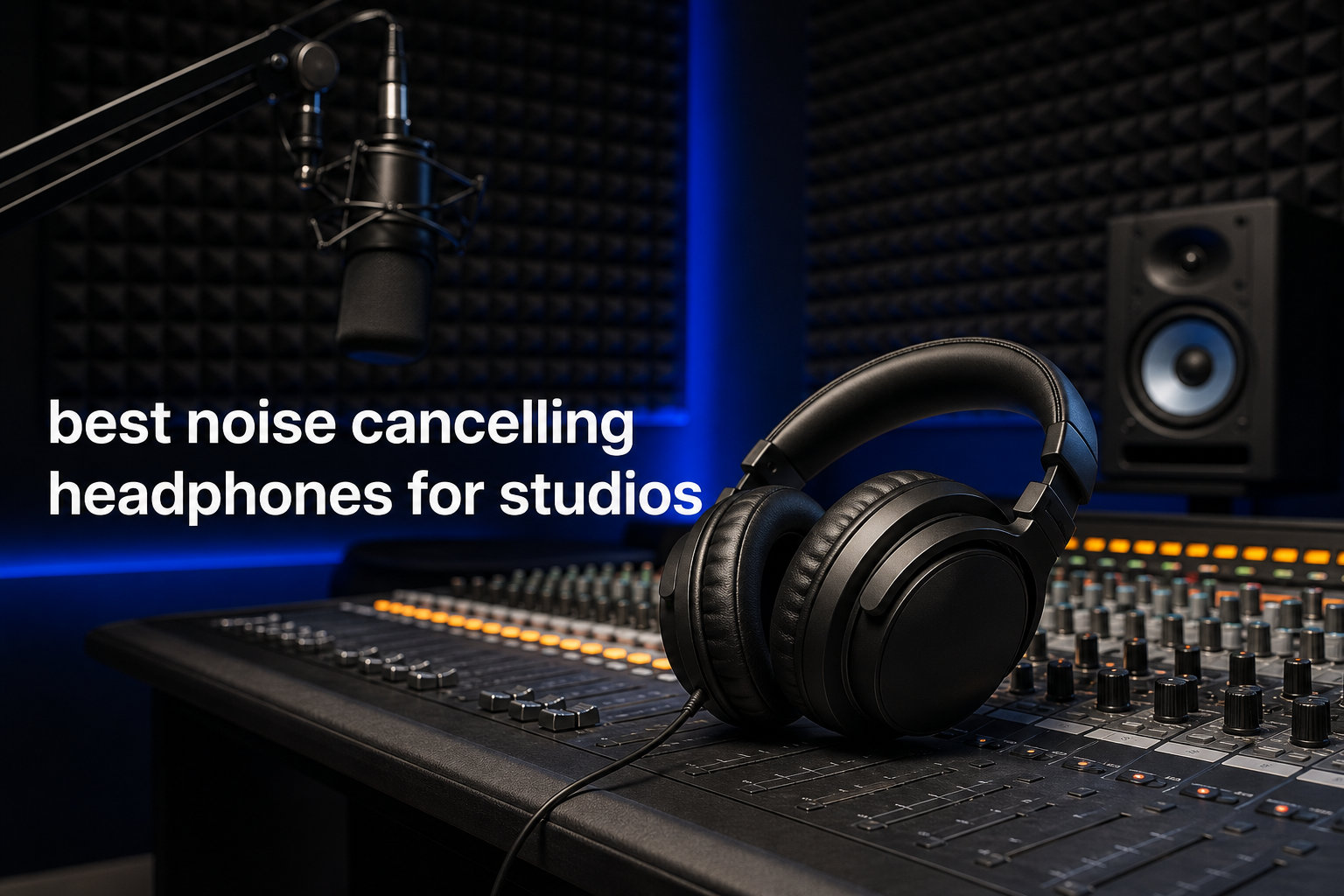 best noise cancelling headphones for studios