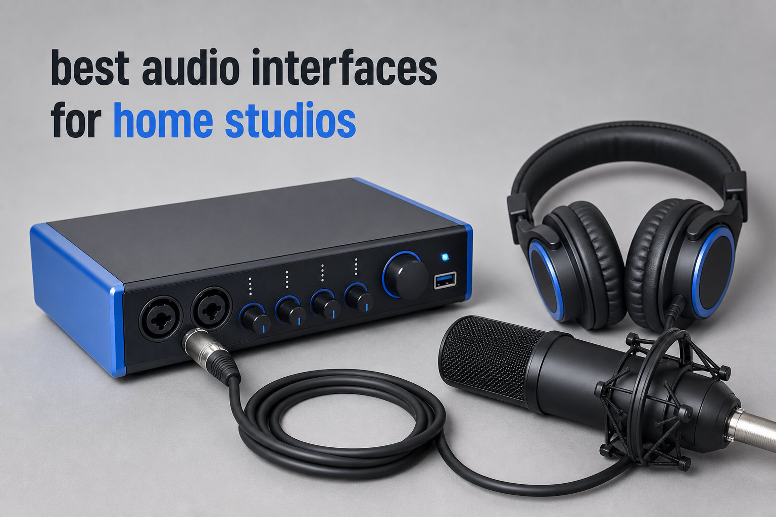 best audio interfaces for home studios