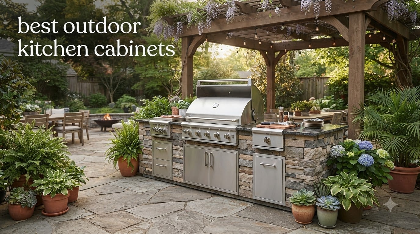 best outdoor kitchen cabinets