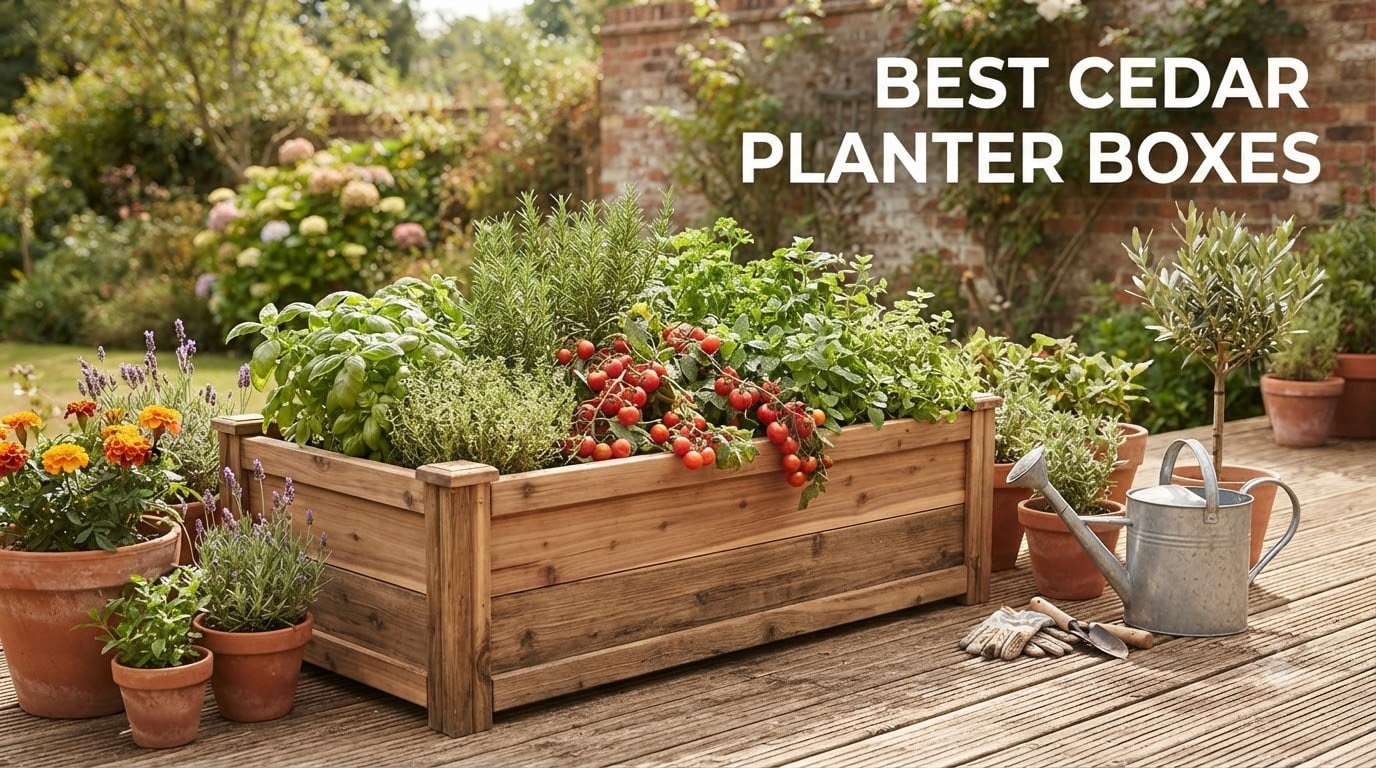 best cedar planter boxes