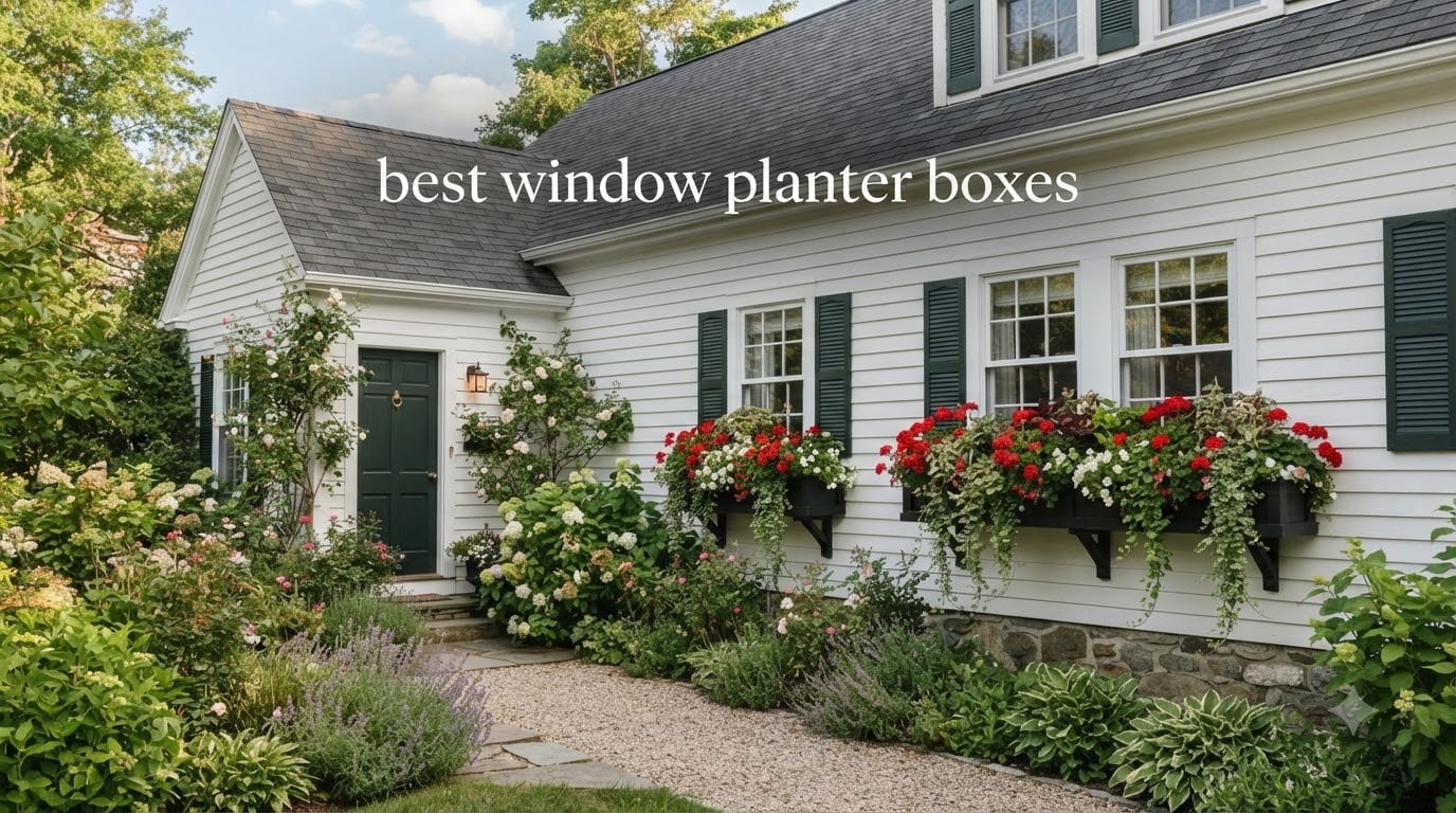 best window planter boxes