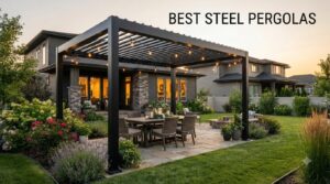 best steel pergolas