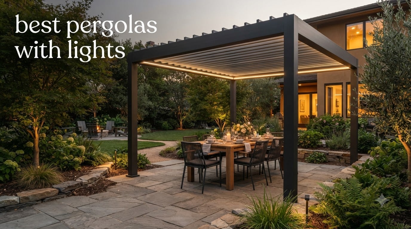 best pergolas with lights
