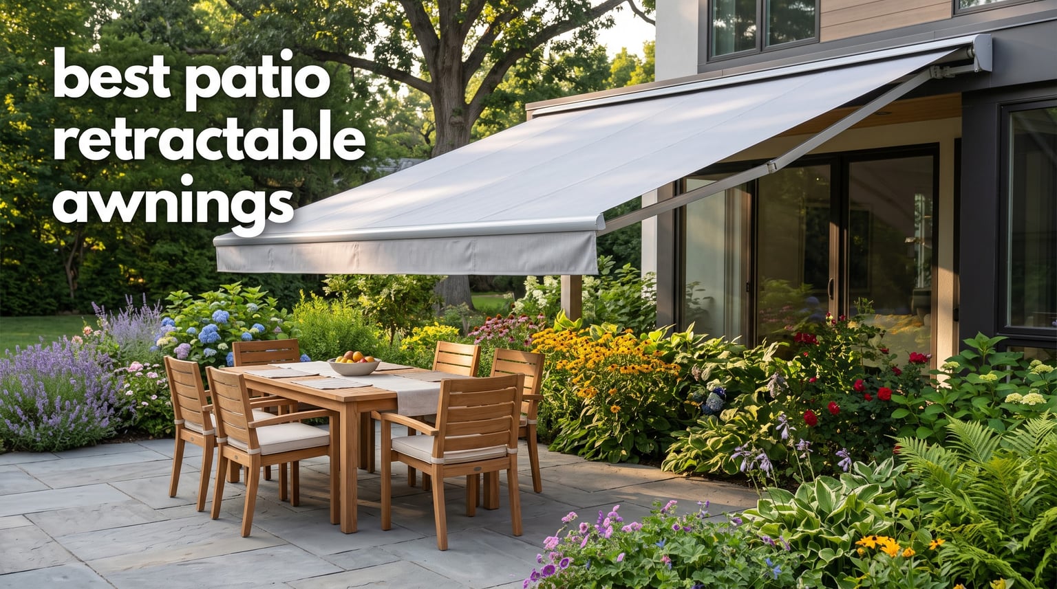 best patio retractable awnings