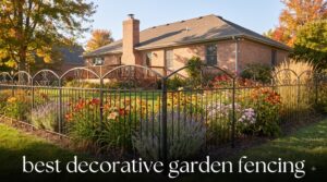 best decorative garden fencing