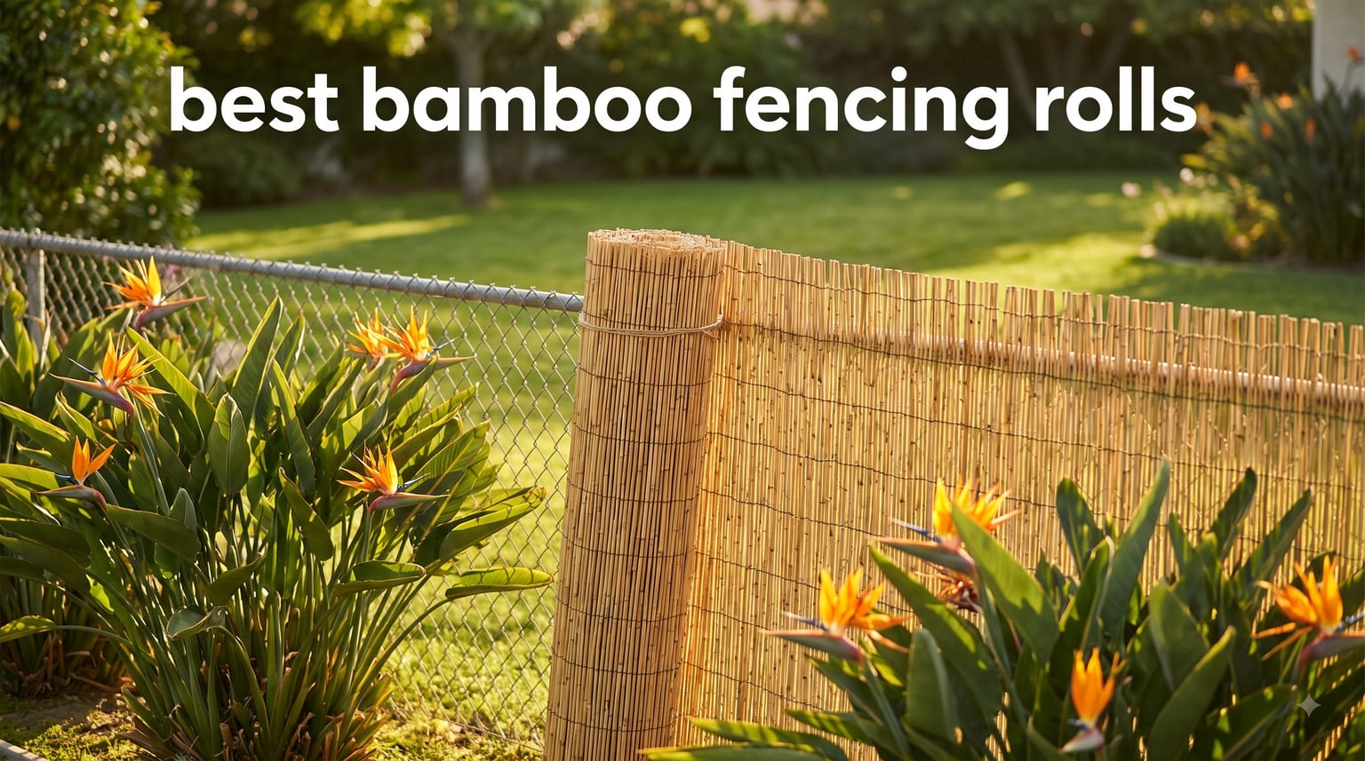 best bamboo fencing rolls