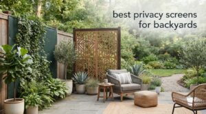 best privacy screens for backyards