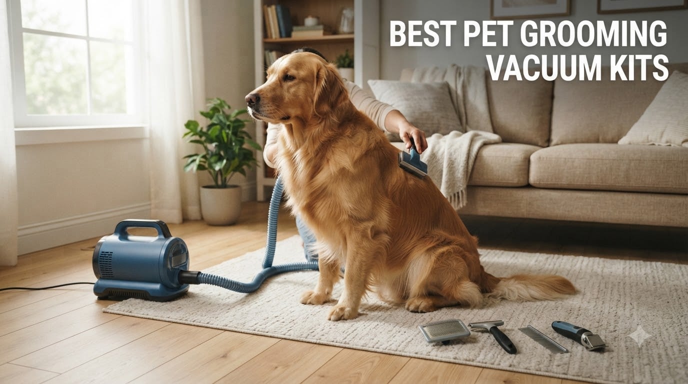 best pet grooming vacuum kits