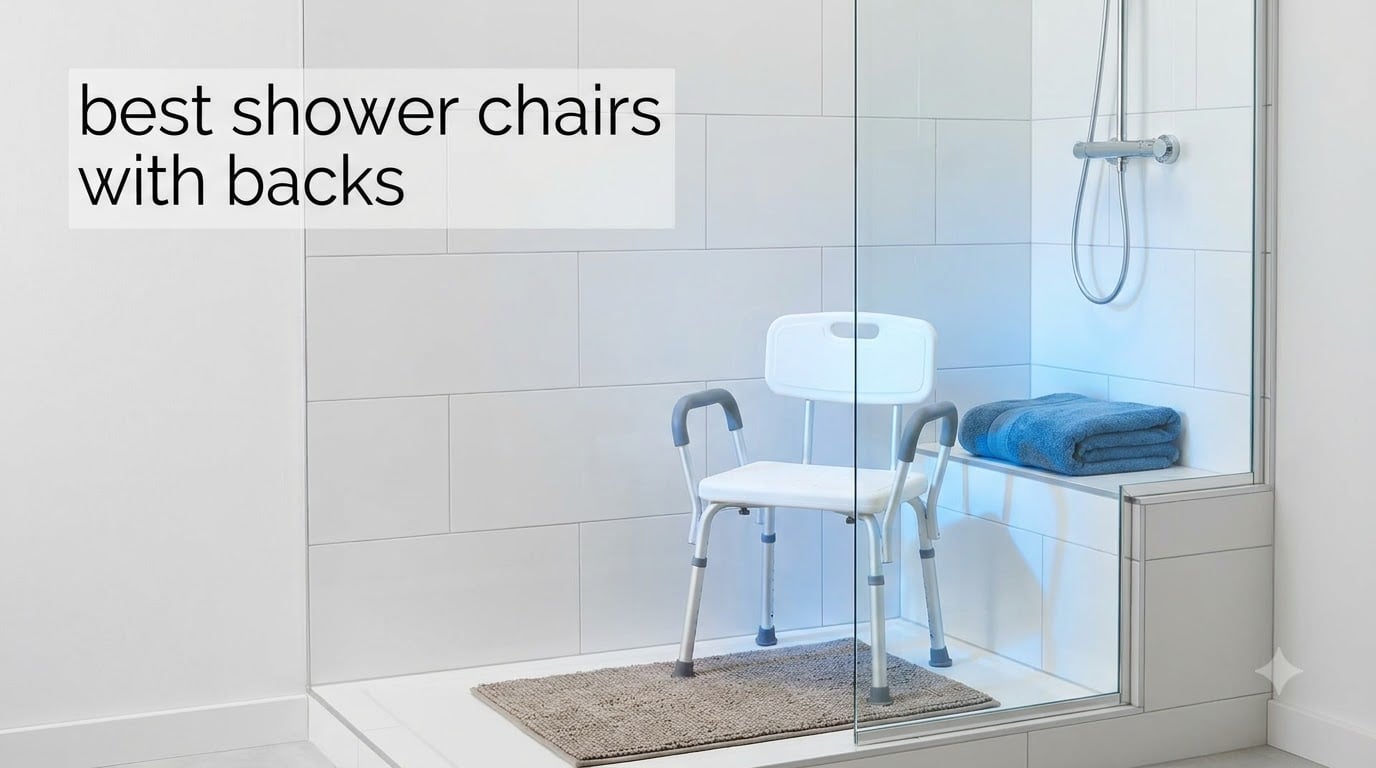 best shower chairs with backs
