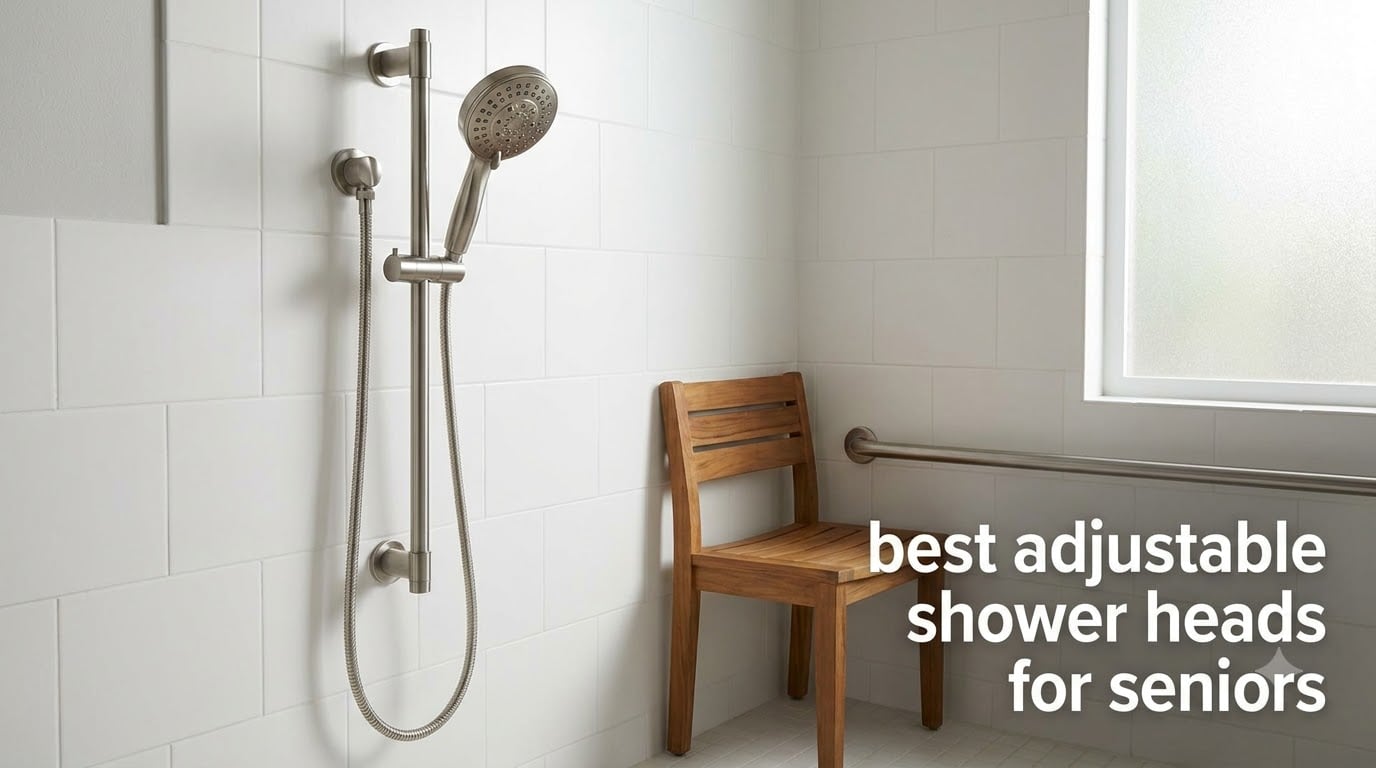 best adjustable shower heads for seniors