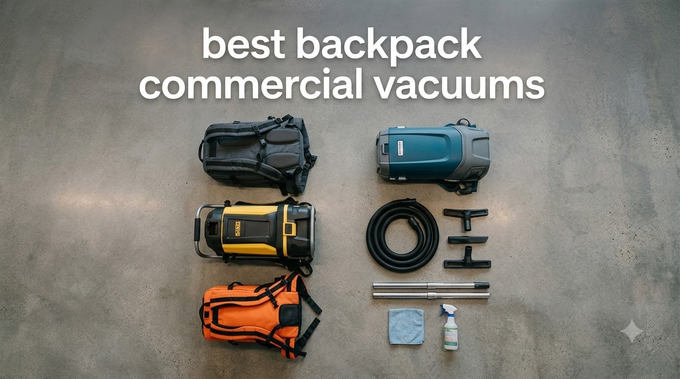 best backpack commercial vacuums