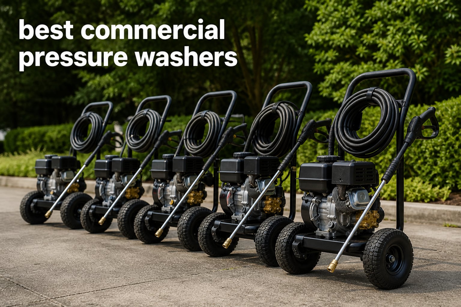 best commercial pressure washers