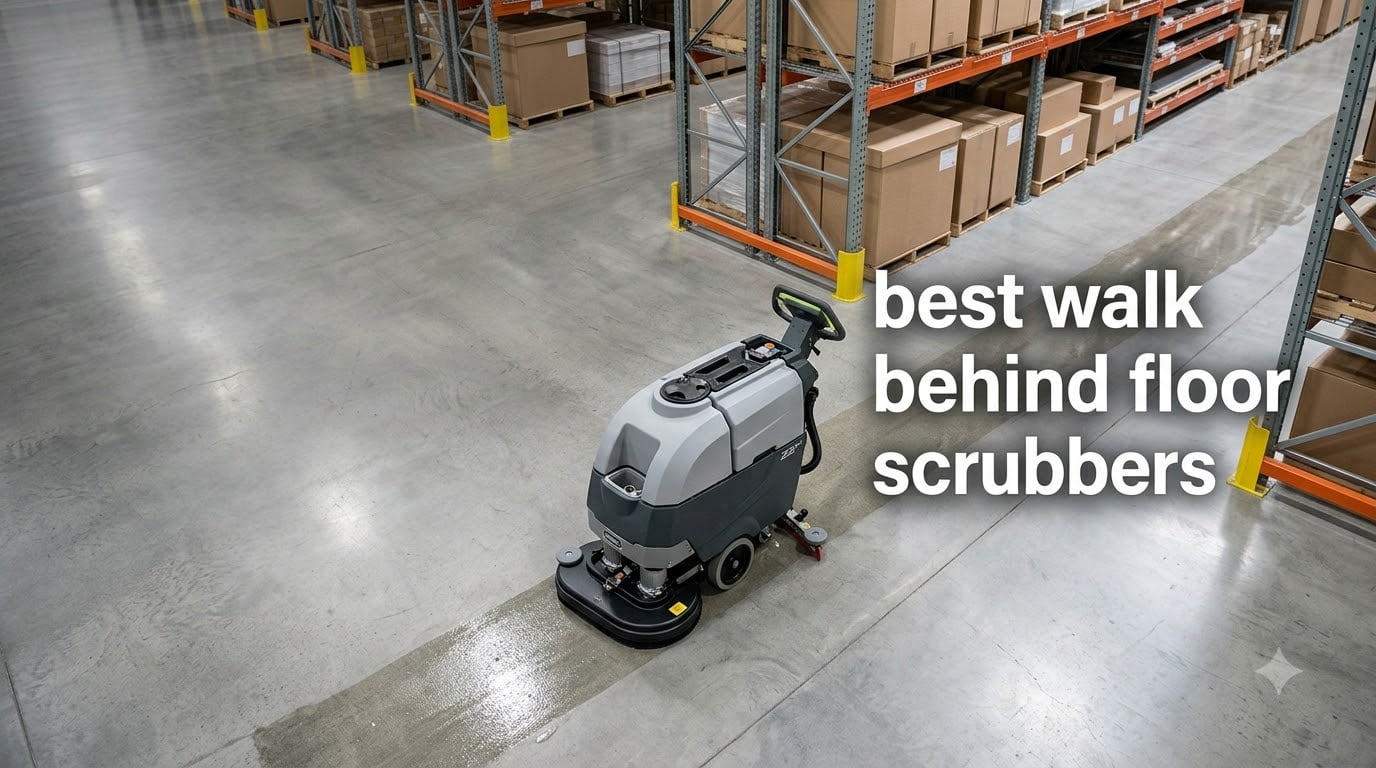 best walk behind floor scrubbers