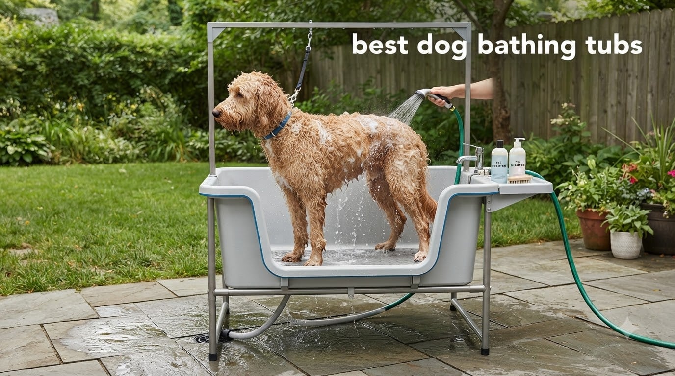 best dog bathing tubs