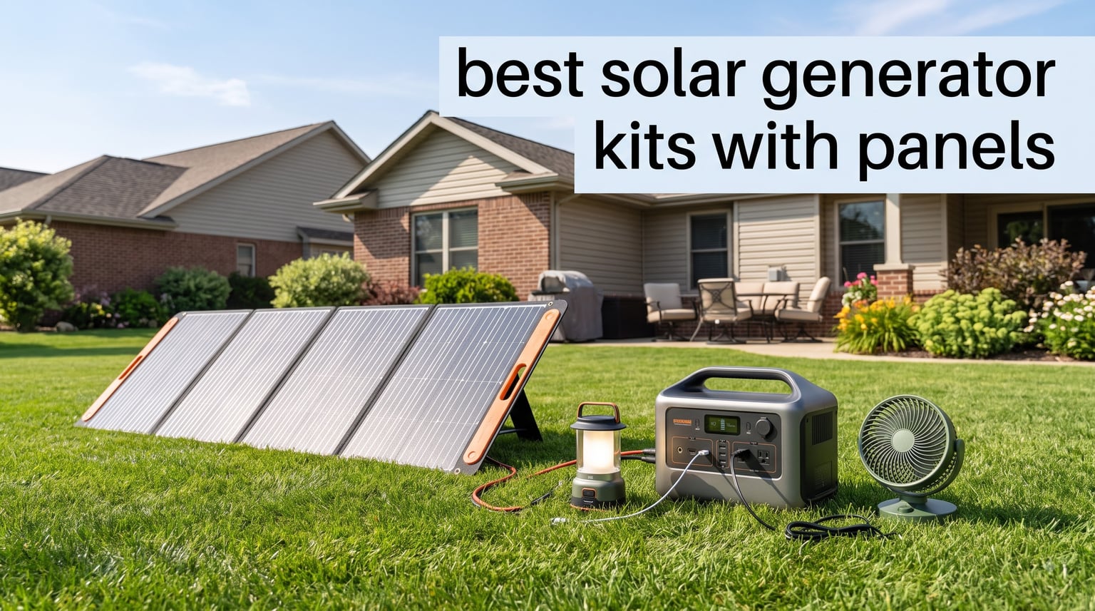 best solar generator kits with panels