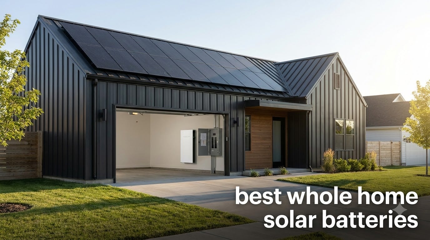 best whole home solar batteries