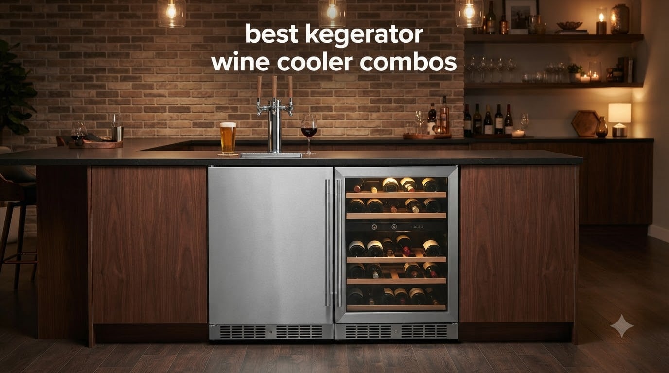best kegerator wine cooler combos