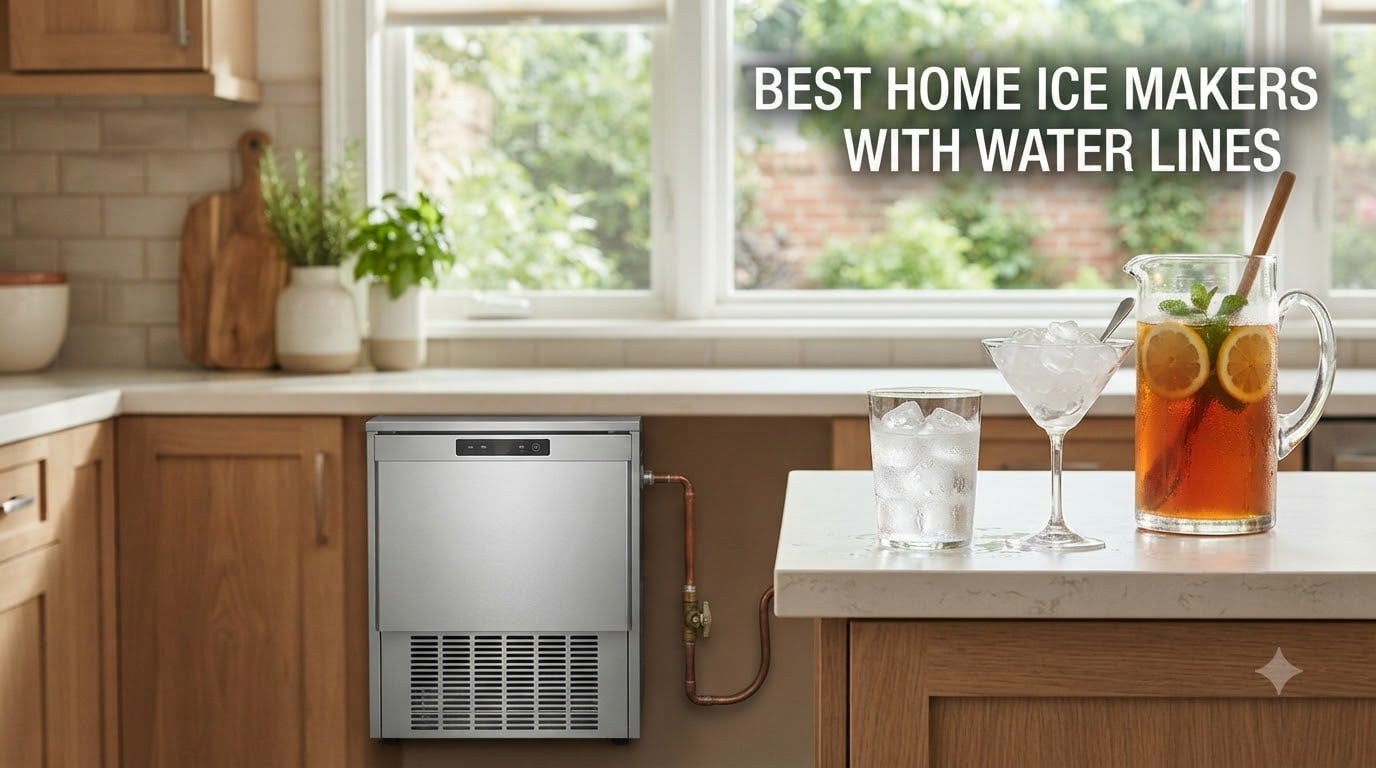 best home ice makers with water lines