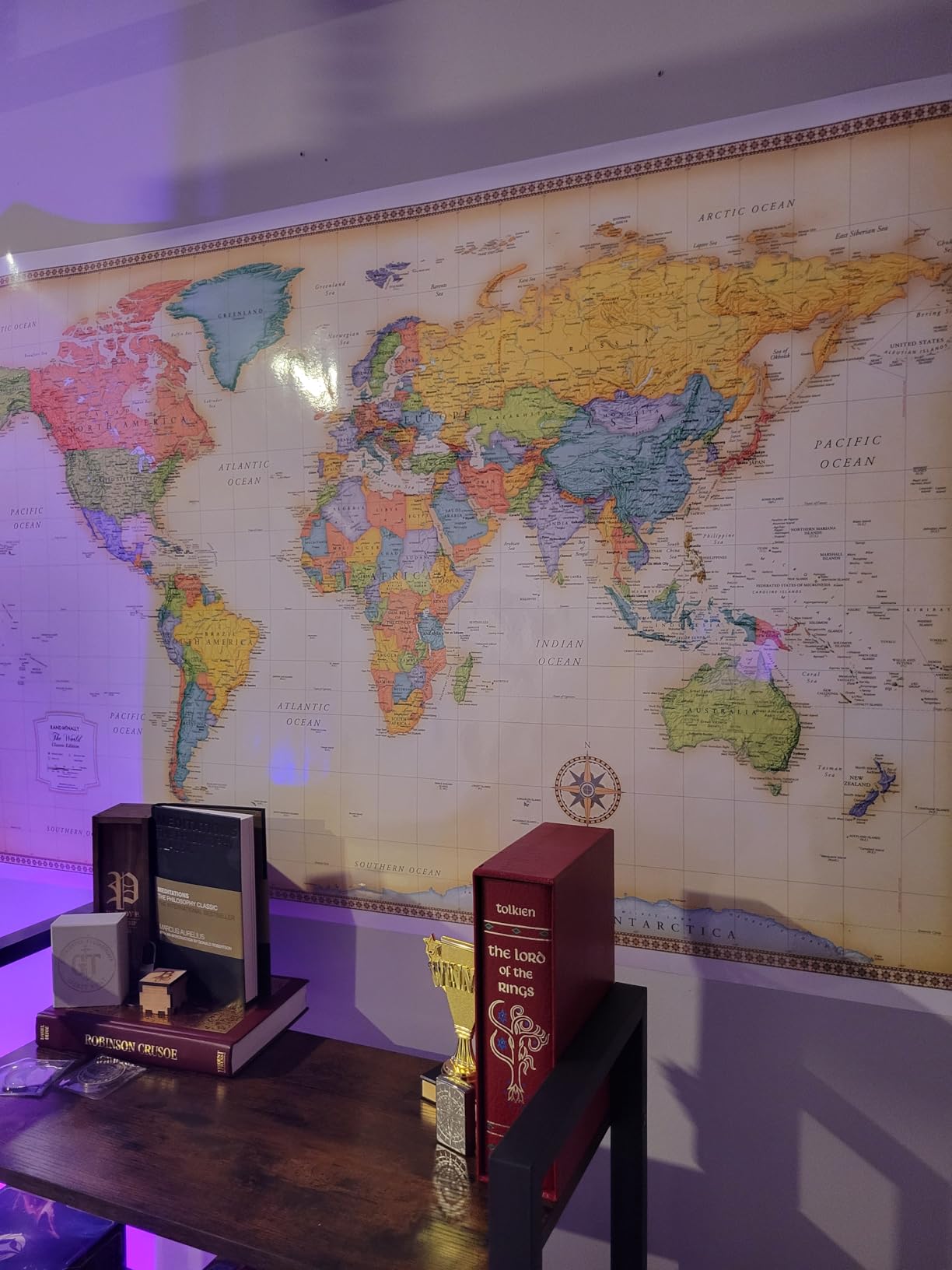 Rand McNally Classic Edition World Wall Map — 50