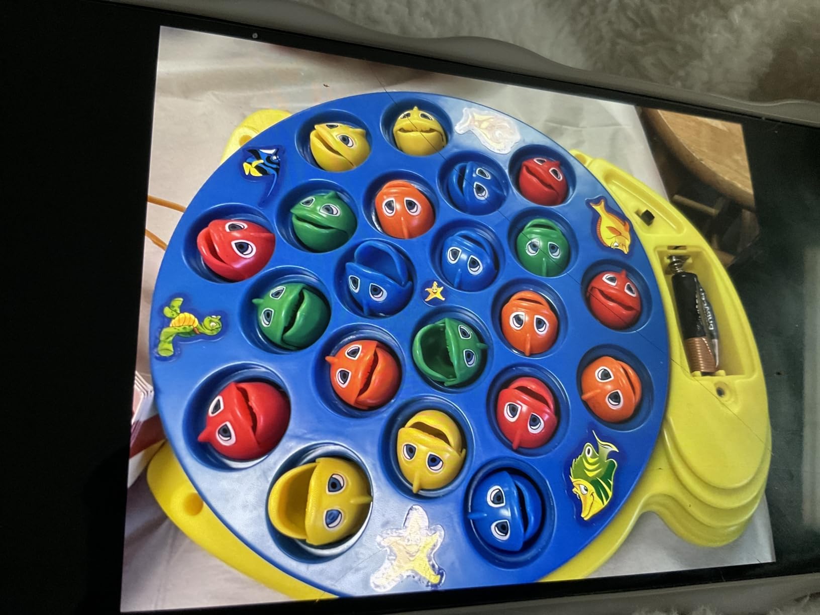 Let's Go Fishin' Game by Pressman - The Original Fast-Action Fishing Game!, 1-4 players customer photo 1