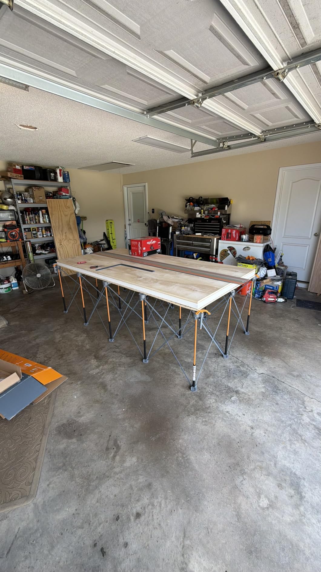 BORA Centipede Folding Work Table 2x4 ft Portable Workbench for Garage customer photo 1