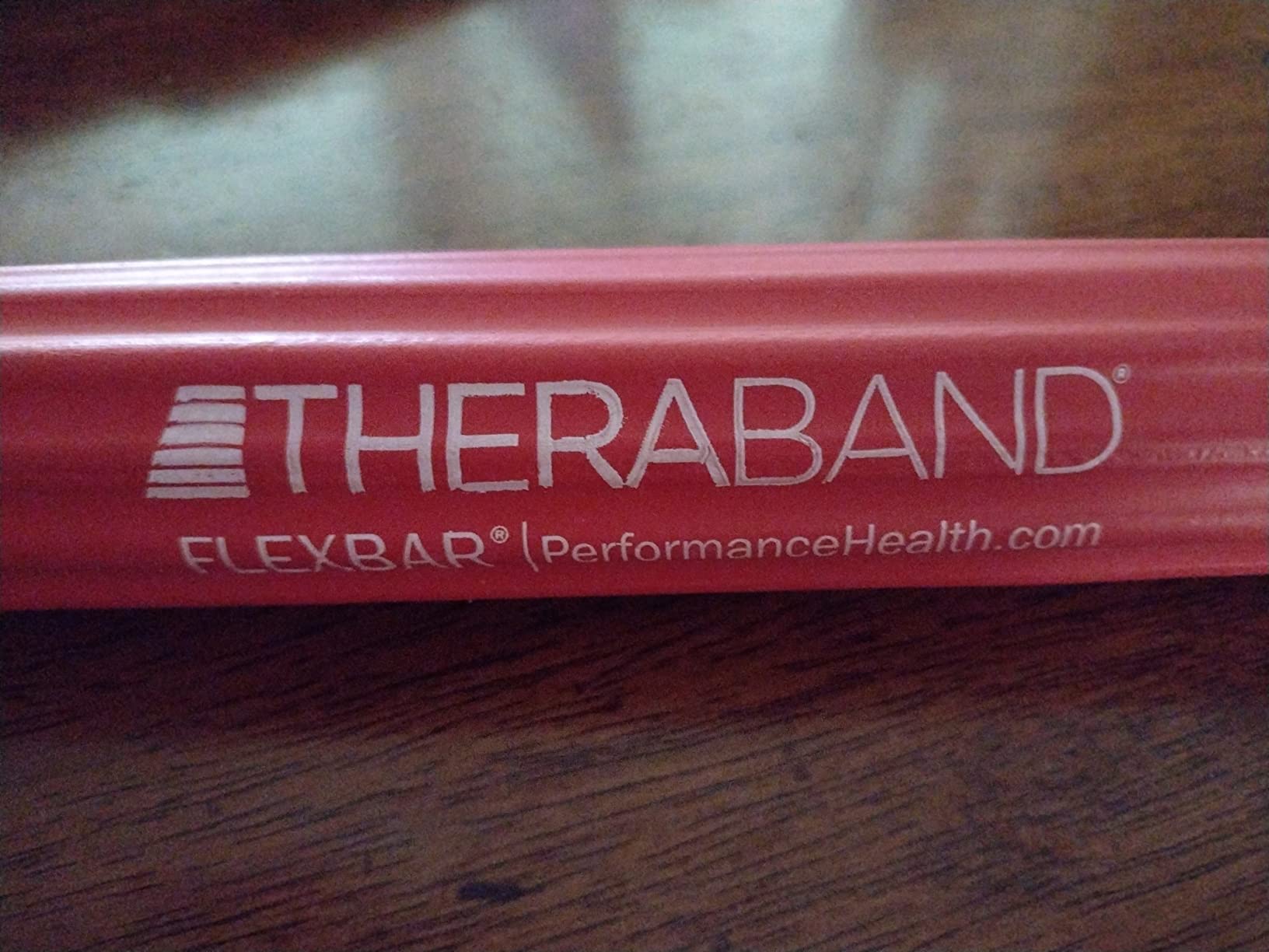 THERABAND FlexBar Resistance Bar, Physical Therapy, Flex, Elbow, Wrist, Red customer photo 1