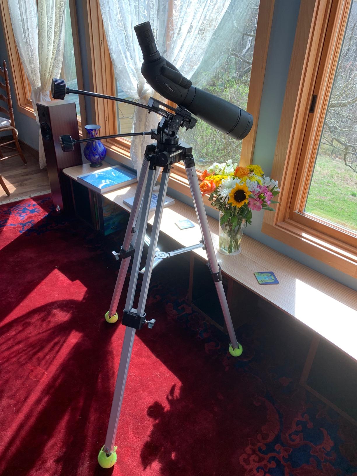 Celestron Heavy-Duty Alt-Azimuth Tripod for Spotting Scopes & Telescopes customer photo 2