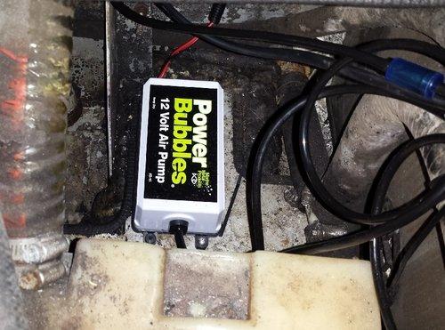 B-15 Marine Metal Aeration System Power Bubbles 12V DC customer photo 2