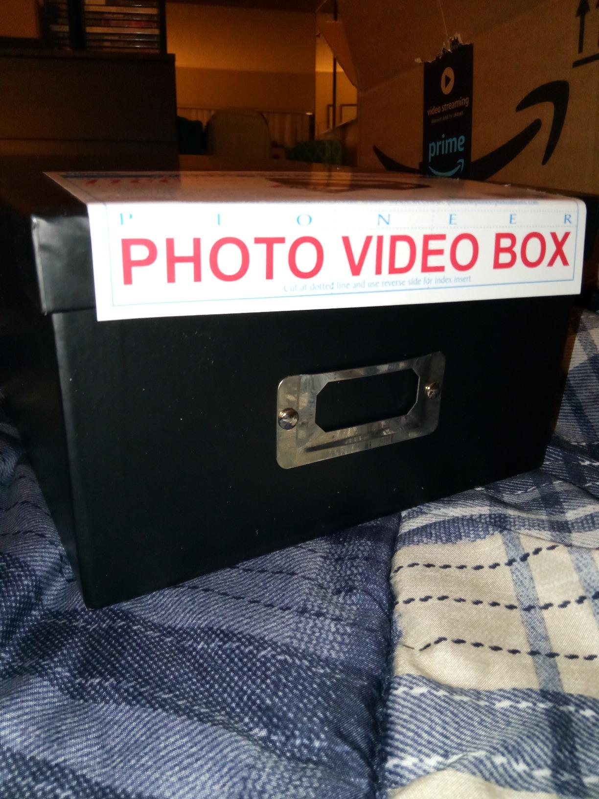 Pioneer Photo Albums Photo Storage Box, Black customer photo 1