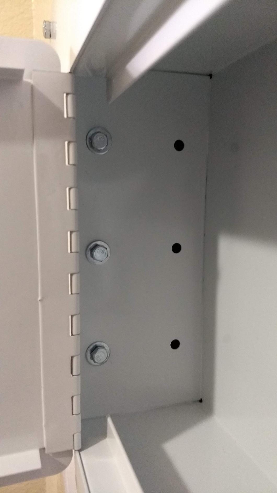 Homak First Watch Between The Studs High Security Steel Wall Safe, White customer photo 1
