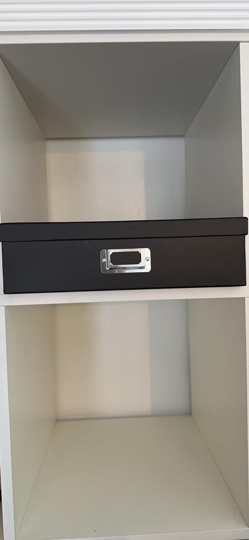 Pioneer Jumbo Scrapbook Storage Box, Black, 14.75 Inch x 13 Inch x 3.75 Inch customer photo 1