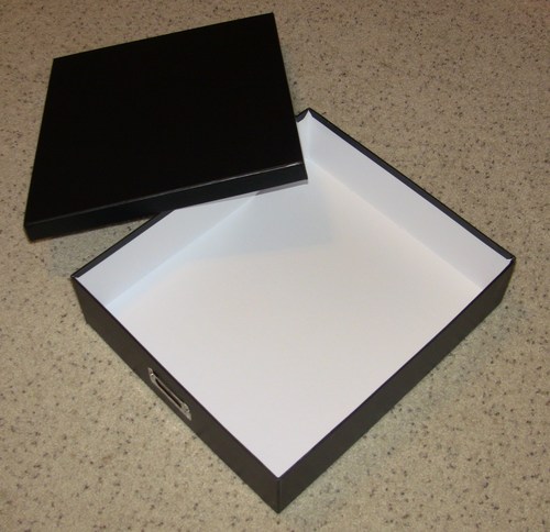 Pioneer Jumbo Scrapbook Storage Box, Black, 14.75 Inch x 13 Inch x 3.75 Inch customer photo 2