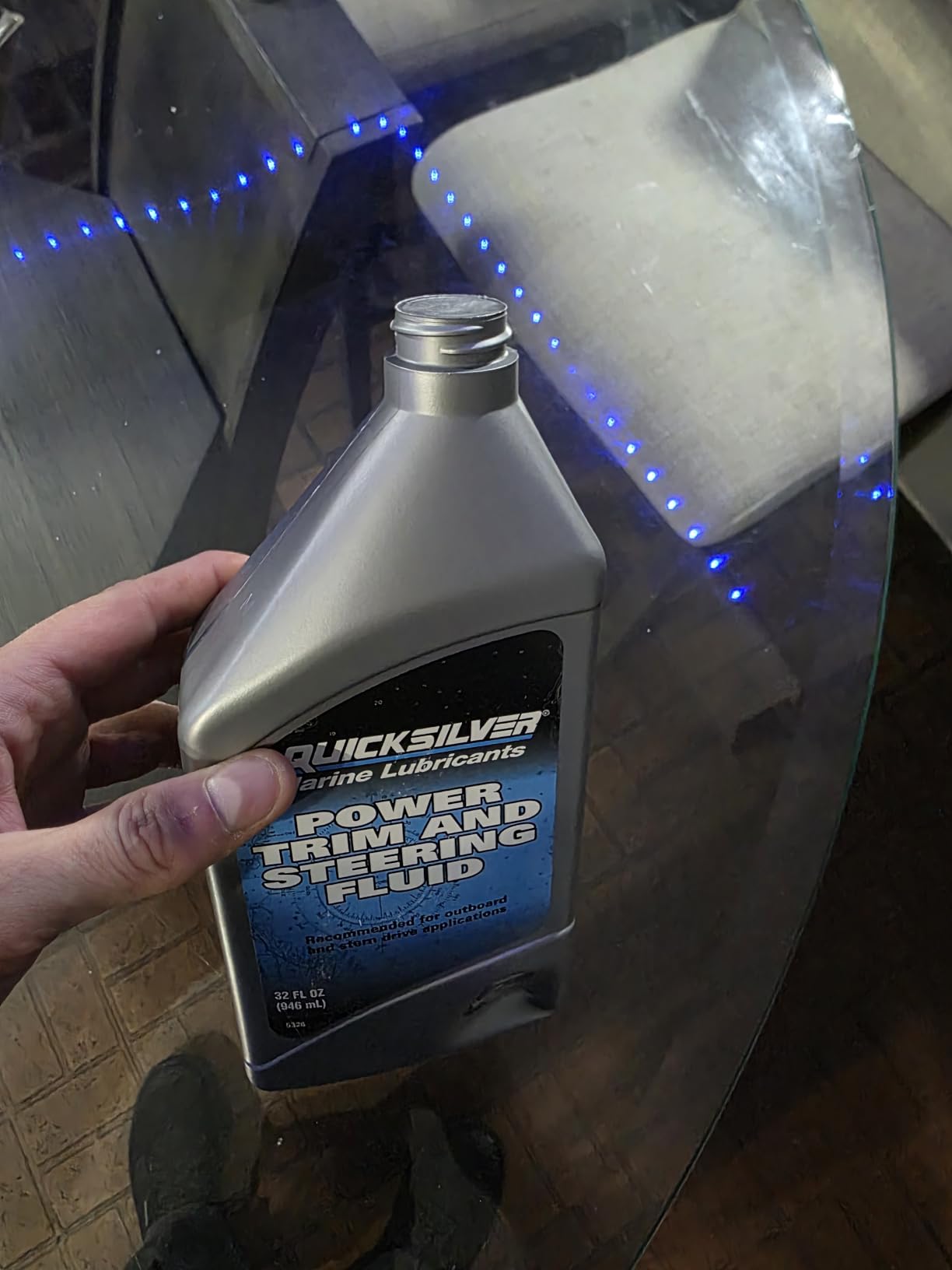 Quicksilver Power Trim & Steering Fluid, 32 oz customer photo 1