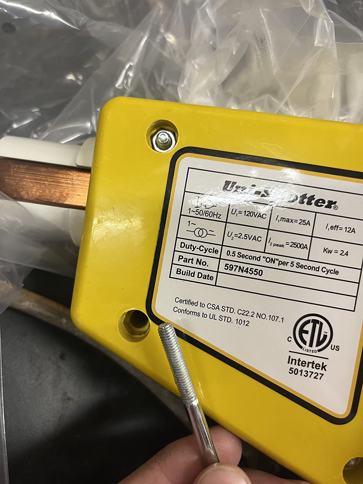H & S Autoshot 4550 Starter Plus Stud Welder Kit , yellow customer photo 2
