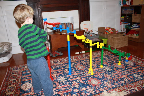 MindWare Marble Run: 123 Piece Set (103 Durable Pieces and 20 Marbles) STEM Building Set for Kids customer photo 2