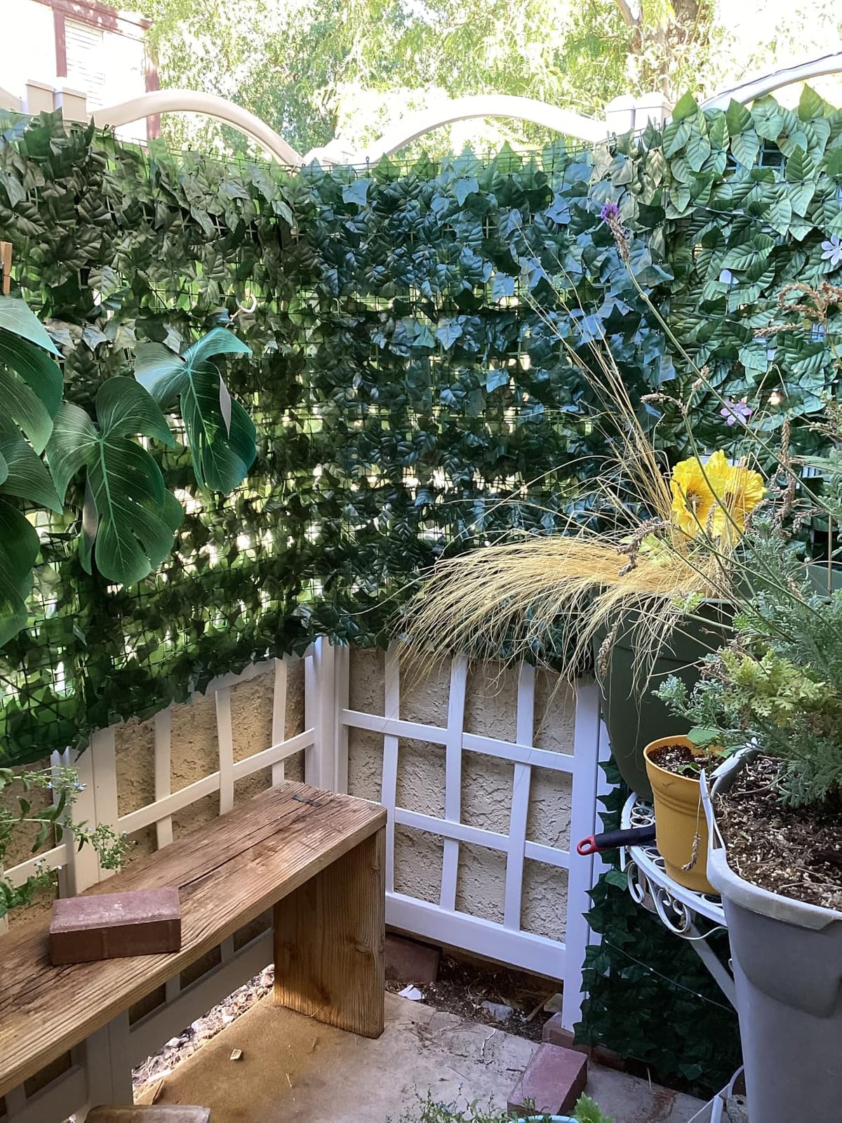 Dura-Trel Cambridge Wall Mounted Garden Vinyl Trellis, 28